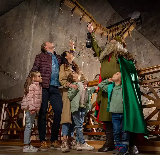 Familjevistelse i Wieliczka